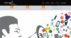 Desktop Screenshot of newagecom.com.br