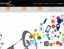Tablet Screenshot of newagecom.com.br